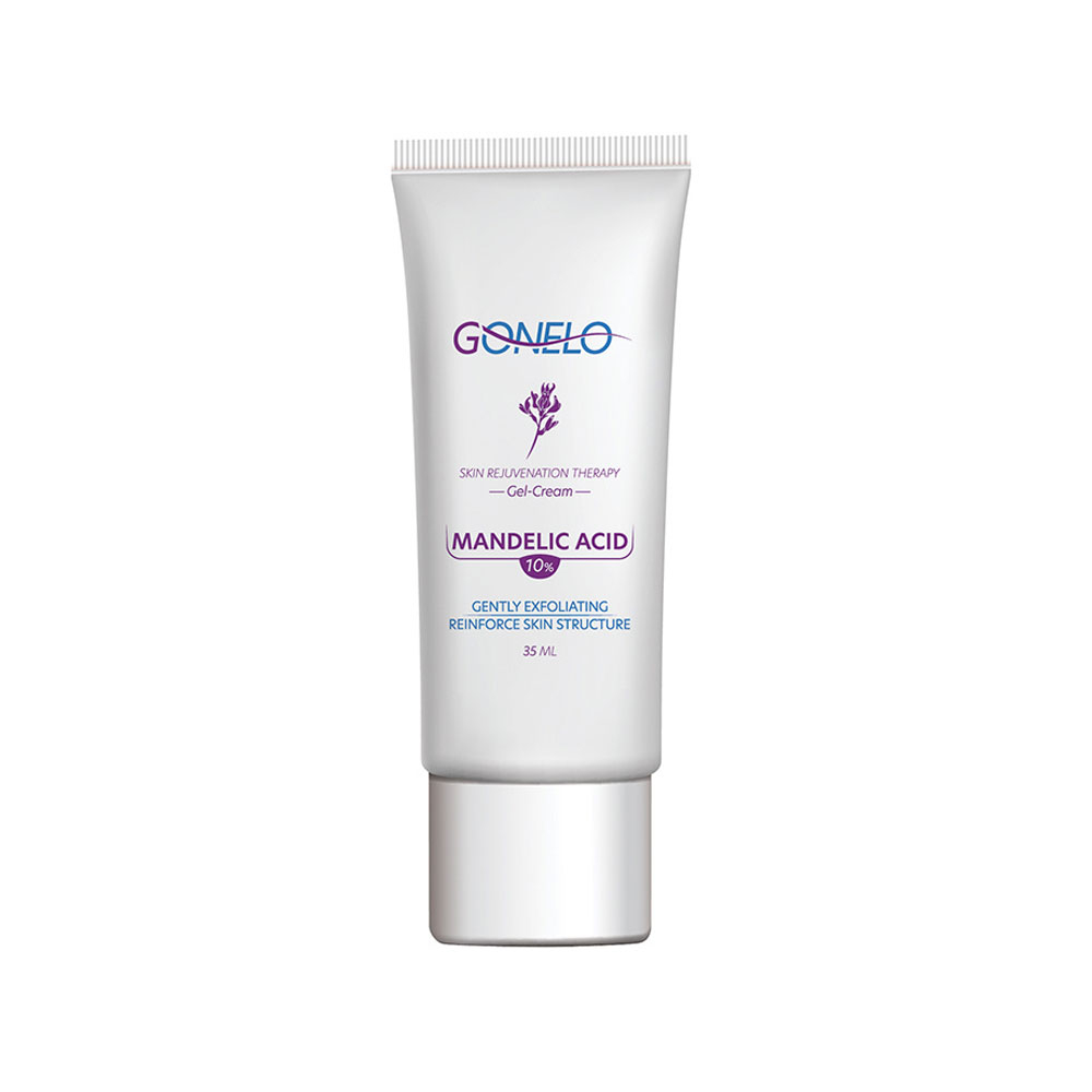 ژل کرم لایه بردار و جوانساز گونلو حاوی ماندلیک اسید 10%